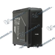 Корпус Miditower Zalman "Z3 Plus", ATX, черный (без БП) [120356]