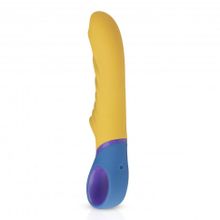 Желтый вибромассажер Tone G-Spot Vibrator - 23 см. (221725)