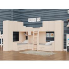 РВ-мебель Трехместная кровать ТРИО 3