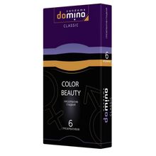 Разноцветные презервативы DOMINO Classic Colour Beauty - 6 шт.