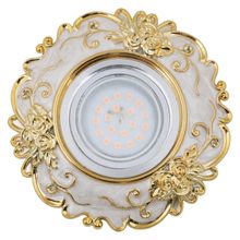 Fametto Встраиваемый светильник Fametto Arno DLS-A105 GU5.3 Chrome Beige+Gold ID - 252821