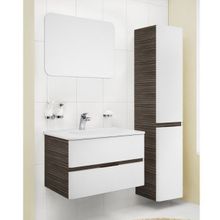 Am.Pm Мебель для ванной Bliss D 80 белая венге фактурная