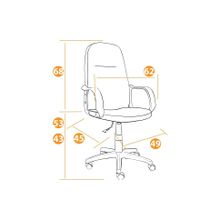 Tetchair Кресло LEADER, коричневый