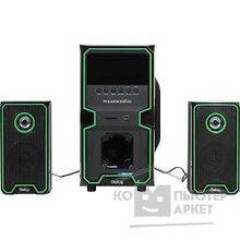 Dialog Progressive AP-222B BLACK - акустические колонки 2.1, 30W+2 10W RMS, Bluetooth, USB+SD reader