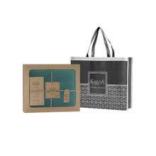 Постельное белье KARNA хлопок "STONEWASH" (Евро) цвет темно-зелёный