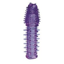 Sextoy 2011 Силиконовая насадка на пенис с закрытой головкой и шишечками (фиолетовый)