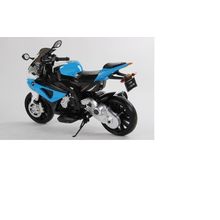 Детский электромобиль мотоцикл BMW S1000RR JT528-blue