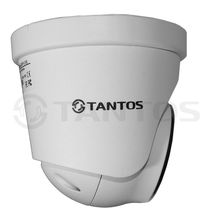 Tantos ✔ Видеокамера IP Tantos TSi-Beco25FP PoE, 2Мп, купольная