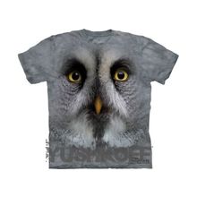 Mountain Great Grey Owl Face