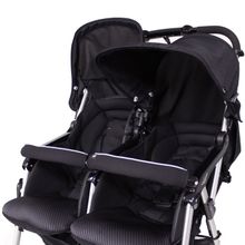Combi для двойни Spazio Duo черная