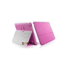 Кожаный чехол-подставка для iPad 2 Stehen, розовый SGP07816
