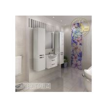 Акватон Мебель для ванной Ария М 65 (белый) - Мебель для ванной Ария М 65 (белый) - Шкаф-колонна подвесная Ария М белая