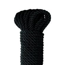 Pipedream Черная веревка для фиксации Deluxe Silky Rope - 9,75 м.