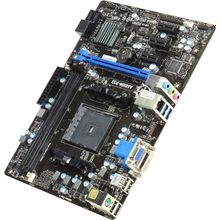 Мат. плата  MSI A68HM-P33 V2 (RTL) SocketFM2+   AMD A68H   PCI-E Dsub+DVI+GbLAN  SATA MicroATX 2DDR3