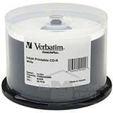 Verbatim Диски CD-R 25 шт. Printable InkJet, 52-x 700Mb, Cake Box 43439