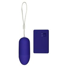 Toy Joy Фиолетовое виброяйцо Funky Remote Egg с дистанционным управлением - 7,5 см. (фиолетовый)