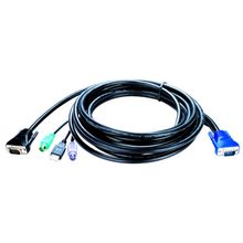 D-Link KVM-403, KVM 4-in-1 cable, 5m p n: KVM-403