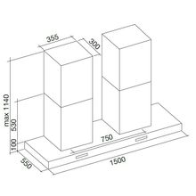 FALMEC HORIZON NRS 150 IX (2х800)