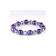Бусики-Колечки Браслет Аметист, хрусталь "Барби" арт. бП1995