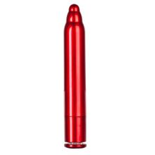 Красный вибратор METALLIX FIGURADO BULBED VIBRATOR - 11,5 см.