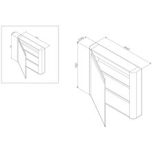 Am.Pm Мебель для ванной Sensation Sensation 80 орех, текстурированная