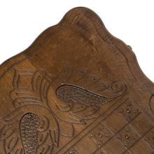 Нарды резные "Волк" с ручкой 60