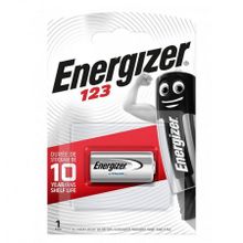 Батарейка CR 123 Energizer Lithium, 1 шт, блистер