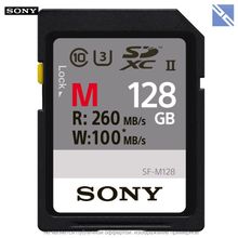 Карта памяти Sony 128GB SF-M Series UHS-II SDXC 260МБ с (U3, Class 10)  SF-M128 T