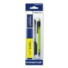 Текстовыделитель Сlassic 364 желтый. + ластик + механический карандаш + ручка + линейка, блистер