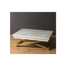 Слайн Стол-трансформер Левмар Cross D51 S90 Бетон золото