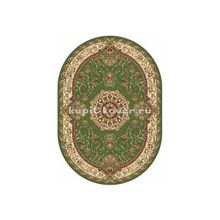 Российский ковер BUHARA d037_green_oval, 3 x 6