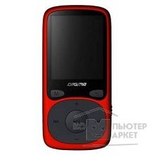 Digma 363328 Плеер Flash  B3 8Gb красный 1.8" FM microSD