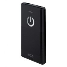 Зарядное устройство Perfeo Powerbank, 10000 мА ч, 2.1A 2xUSB, черное (PF_B4296)