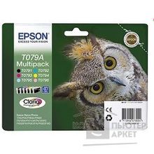 Epson C13T079A4A10  набор картриджей для P50 PX660 черный,пурпурный,голуб,желтый,светло-пурпур,светло-голуб cons ink