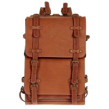 Rels Походный кожаный рюкзак Legion рыжий