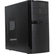 Корпус  Miditower Powerman   ES-722BK    microATX  400W  (24+2x4+6пин)