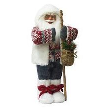 Maxitoys Дед Мороз с посохом в свитере (MT-241187-61)