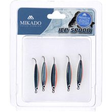 Блесна зимняя Mikado PMB-I09-3.0-01.  3 см.  3 гр., черно-красная