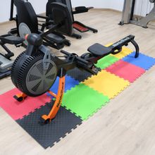 DFC Мат - пазл для фитнесса и тренажеров, 1 элемент черный