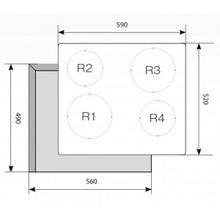 Варочная поверхность Lex EVH 640 WH белый