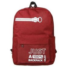 Рюкзак подростковый, 1 отд. на молнии, 3 кармана, полиэстер, 2 цвета: синий, красный, 40x30x18см