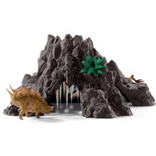 Schleich Гигантский вулкан и Т-рекс