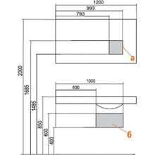 Зеркало Акватон Отель 120, 1A101402OT010