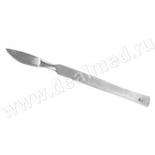 Скальпель брюшистый радиусный малый 145х32 мм (Арт. С-52в) Ворсма, Россия