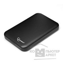 Gembird EE2-U2S-43 Внешний корпус 2.5"  EE2-U2S-43, черный, USB 2.0, SATA, металл