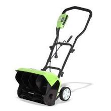 Снегоуборщик электрический Greenworks 1200Вт, захват 40см