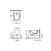 Биде подвесное Villeroy & Boch Subway 2.0 5400 00 01