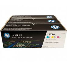 Картридж HP 305A голубой + желтый + пурпурный (CF370AM)