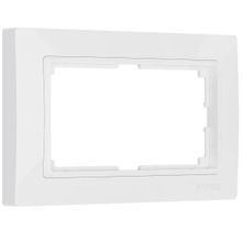 Werkel Рамка Werkel Snabb для двойной розетки белый basic WL03-Frame-01-DBL-white 4690389117008 ID - 244317