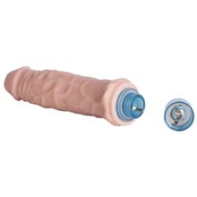 Телесный вибратор Vibro Realistic Cock Dildo - 17,5 см. (241958)